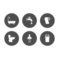 bathroom icon vector design symbol