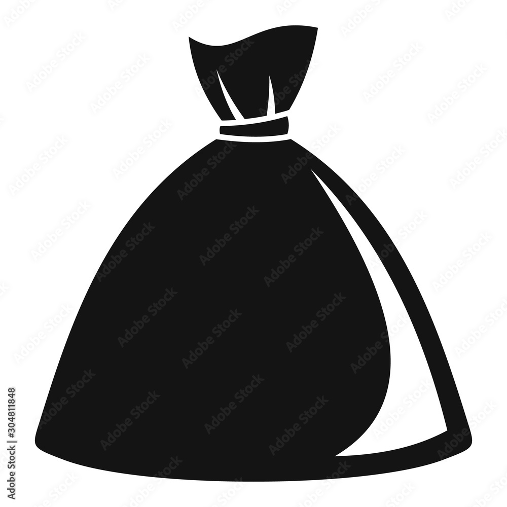 Poster seed sack icon. simple illustration of seed sack vector icon for web design isolated on white backgr