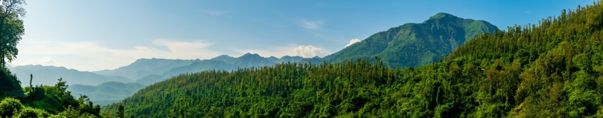 A mountain valley, Jibhi, Tirthan Valley, Himachal Pradesh, India