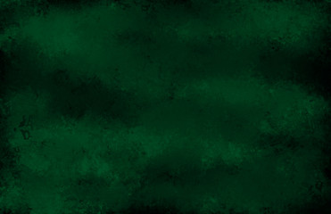 Abstract Grunge Green and Black Background with Room for Text
