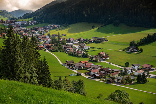 Beautiful alpine village. Oberau,Wildschonau,Tirol,Austria