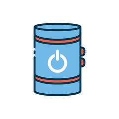 On of smart home vector design