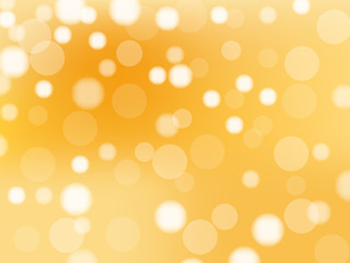 Light bokeh circle abstract background. Gold tone.