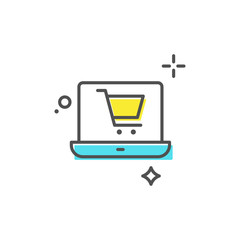 Online Shopping Vector Icon