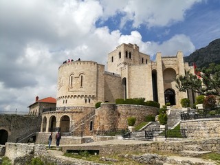 Fototapeta na wymiar Berat castel, Albania