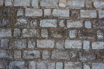 Fondo de pared gris hecho con bloques