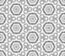 Abstract halftone ornamental geometric background. Pop art style card. Grunge texture. Vector  illustration. 