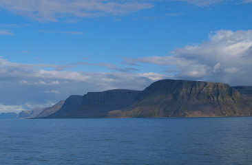 Eyjafjordur Fjord, Iceland from a cruise