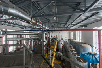 Brovary city Ukraine 02/13/2017, boiler station