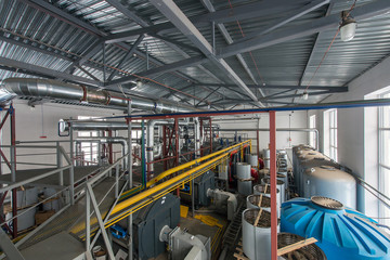 Brovary city Ukraine 02/13/2017, boiler station