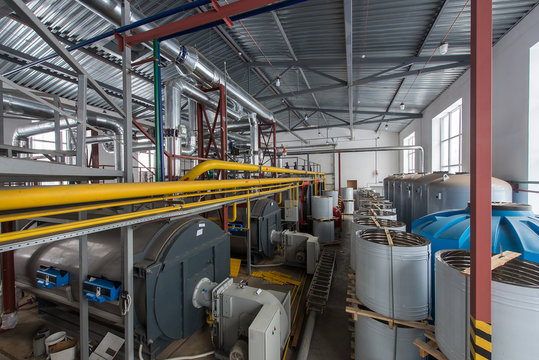 Brovary city Ukraine 02/13/2017, boiler station