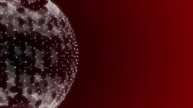 Technology business animation background with copy space