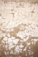Acrylic prints Old dirty textured wall Broken wall street