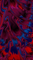 Artfully 3D rendering fractal, fanciful abstract illustration and colorful designed pattern