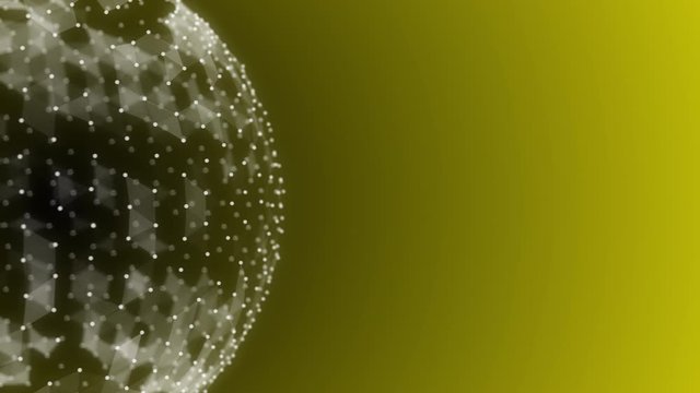 Technology business animation background with copy space