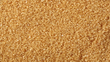 Brown cane sugar background and texture