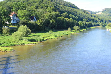 Die Weser bei Bad Karlshafen
