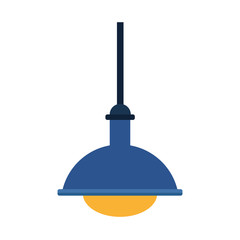 ceiling lamp icon, flat design