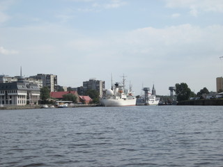 Obraz premium ships on the dock