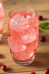 Refreshing Cranberry Lemon Lime Soda