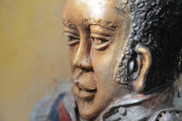 sculpture on wall haiti