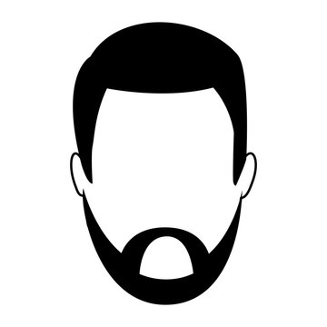avatar man with beard icon