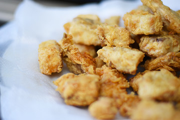 portion of fried fish