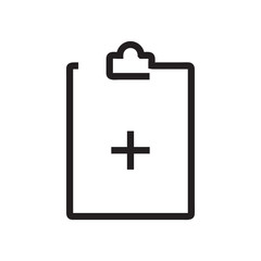 Obraz premium Clipboard icon vector isolated on background. Trendy sweet symbol. Pixel perfect. illustration EPS 10. - Vector