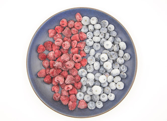 healthy eating fruit top view strawberry frozen healthy antioxidant  food dish plate