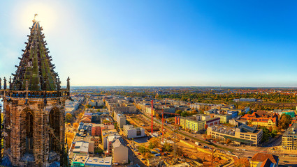 Sicht über Magdeburg