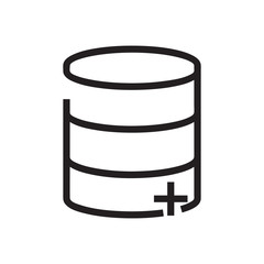 Data icon vector isolated on background. Trendy sweet symbol. Pixel perfect. illustration EPS 10. - Vector