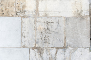 generic background of light white grey concrete stone tiles or bricks