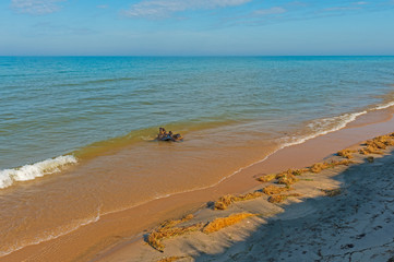 Small Waves in the Morning LIght