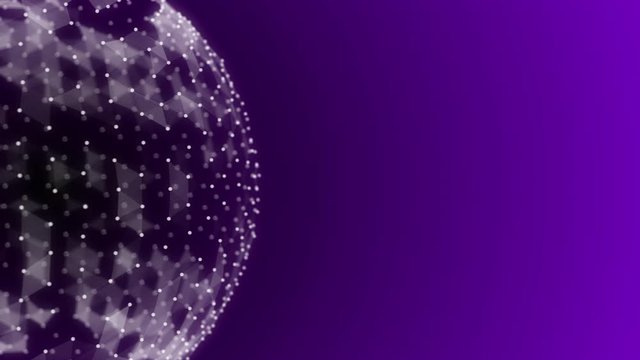 Technology business animation background with copy space