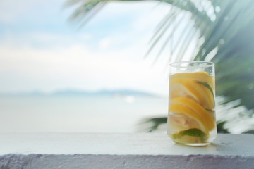 Summer Tropical beach background  