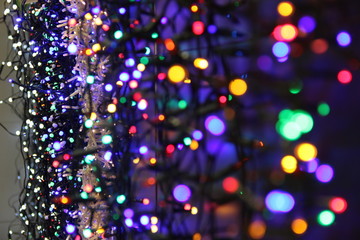 Wide range christmas lights in shop for sale. Blur