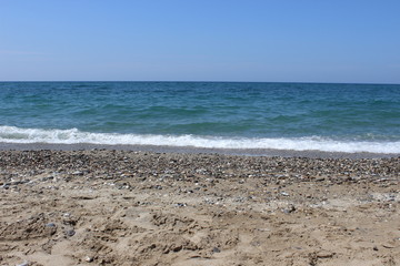 Fototapeta na wymiar Beach and ocean