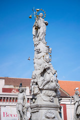 statue from 1756 in Liberty Square in Timisoara