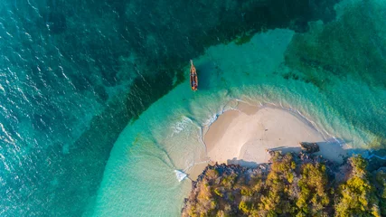 Deurstickers Zanzibar fumba-eiland, zanzibar