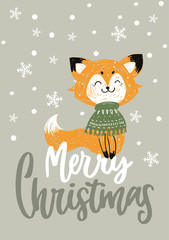 Christmas Posters. Vector illustration. Template for Greeting Scrapbooking, Congratulations, Invitations, Stickers, Planners and cards.