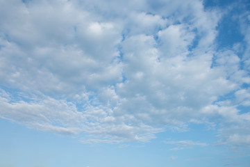 Abstract background of clouds in the blue sky 