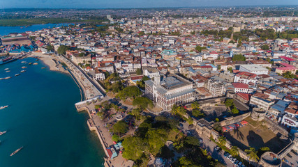 historical stone town area, Zanzibar island