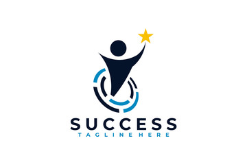 success people logo icon vector isolated