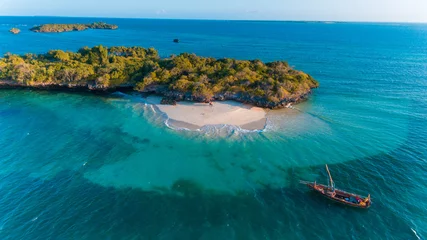Deurstickers Zanzibar fumba-eiland, zanzibar