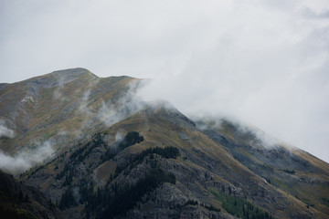 Foggy Mountains over Silverton, CO