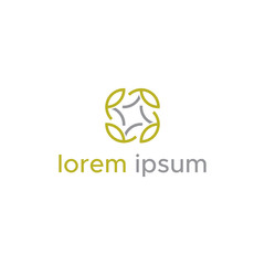 letter R logo 90 degree rotation