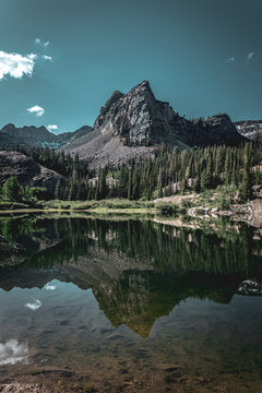 Sundial Peak From Lake Blanche