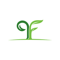 PF Lawn Care Logo
