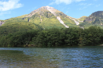 焼岳と大正池
