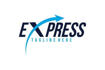 express logo icon vector isolated
